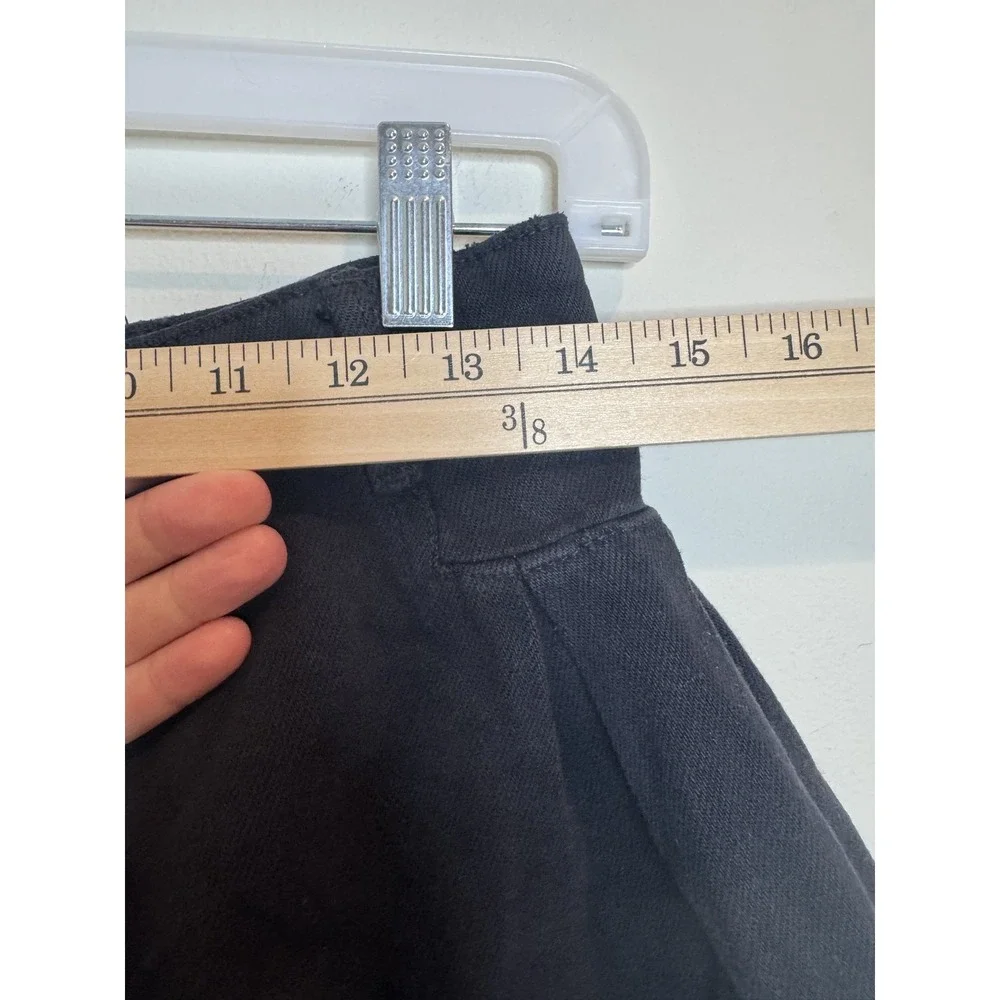 We The Free Shorts Womens 25 Black Bluebell Low Rise Pleated Short Free People‎
